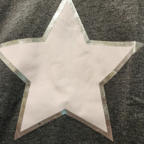 KidPik Girls Foil Long Sleeve Graphic Icon Football Tee XL 14 - Picture 5 of 11